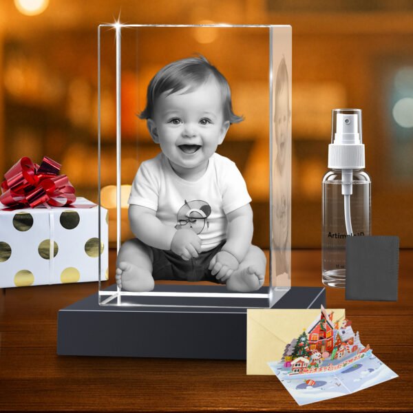 3D Crystal Rectangle Premium (Portrait)